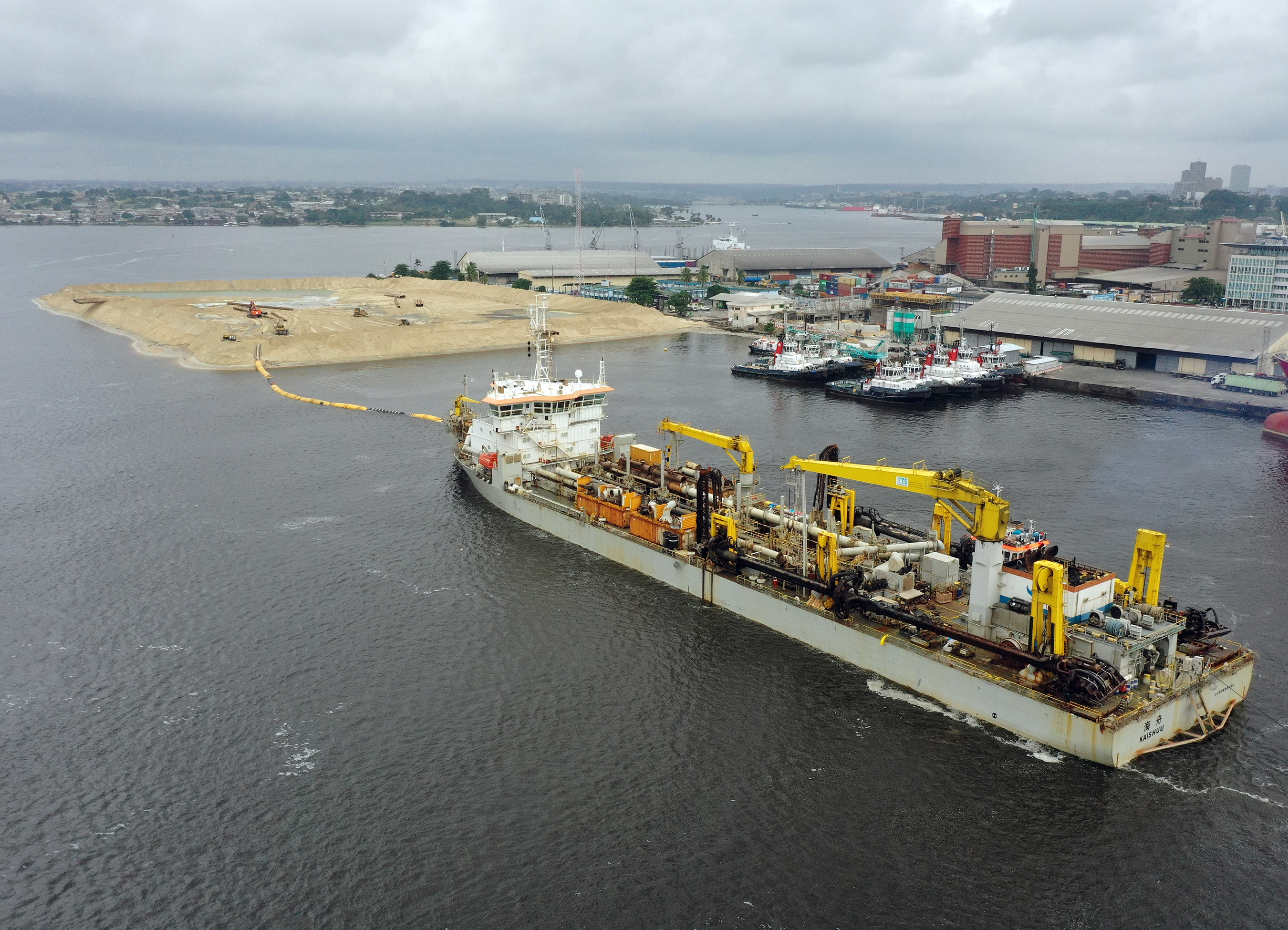 Création d'un terminal céréalier (Démarrage des travaux janvier 2020) | Port  Autonome d'Abidjan