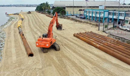 Remblai Terminal céréalier Abidjan